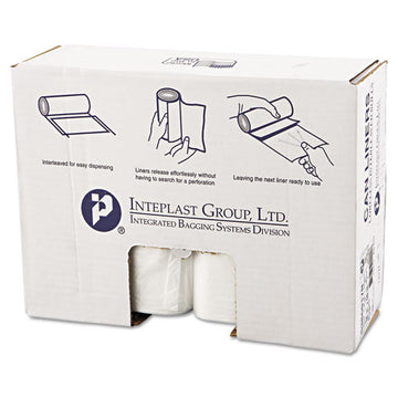 Inteplast Group High-density Interleaved Commercial Can Liners, 60 Gal, 17 Microns, 38" X 60", Clear, 200-carton freeshipping - TVN Wholesale